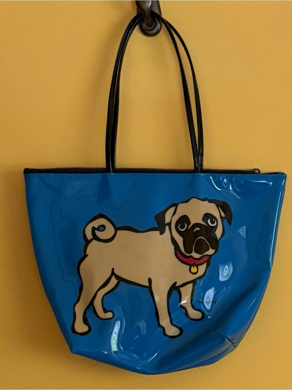 Marc Tetro PVC Pug Tote Bag.